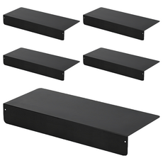 葉子小舖 L型縫隙置物架 黏貼款 50cm, 5個, 黑色