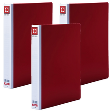 Lan CHYn 連勤牌文具 精裝三孔1 有耳圓型夾 LC-740, 紅色, 3個