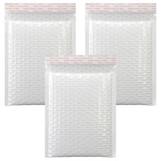 Inhouse501 防撞氣泡安全信封 白色, 3個