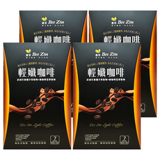 Bee Zin 康萃 美活非洲芒果咖啡 含非洲芒果種子萃取+綠咖啡豆萃取物, 12g, 7包, 4盒