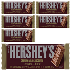 HERSHEY'S 好時 牛奶巧克力 添加植物油, 40g, 6片