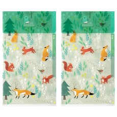 日本 MIDORI 3層安全資料夾 A5, 北歐動物, 2個