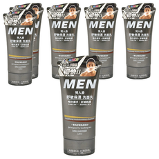 MEN 男人香 舒敏保濕洗面乳, 舒緩肌膚, 120ml, 6條
