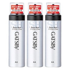 GATSBY 強黏造型慕絲, 185g, 3瓶