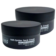 EVEG NMN Spider Neck Cream 黑繃帶緊頸拉絲霜 100ml 抗皺霜, 2罐