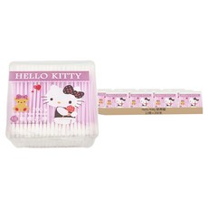 Hello Kitty 凱蒂貓 細軸棉花棒 200支, 12個