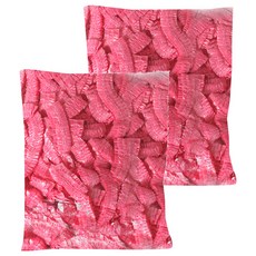 加厚拋棄式多用途保鮮膜 粉色 13 x 2.5cm 43cm 彈性伸縮碗盤保鮮套, 2包