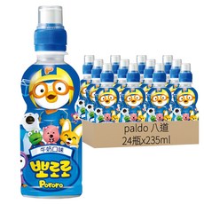 Pororo 淘氣小企鵝 乳酸飲牛奶, 235ml, 24瓶