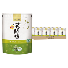 Lipton 立頓 茗閒情 活綠茶, 2.5g, 36包, 12袋