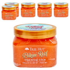 Tree Hut 樹上小屋 乳油木蜜糖身體磨砂膏 Bikini Reef 510g, 6件