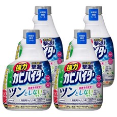 Kao 花王 浴室除霉泡沫噴霧 補充瓶 花香, 360ml, 4瓶