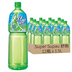 Super Supau 舒跑 運動飲料, 補充水分、電解質, 低納、零脂肪, 添加維他命C, 1.5L, 12瓶