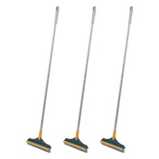 E.dot 二合一刮刀v形刷毛清潔刷/地板刷 106 x 23 x 3cm, 3支, 黃綠色