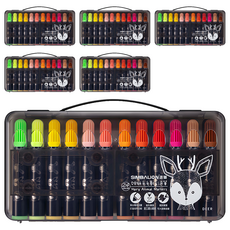 SIMBALION 雄獅 毛毛獸彩色筆, 24色, 6盒