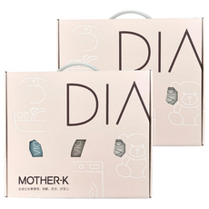 MOTHER-K DIA 純粹潔淨禮盒 蔬果奶瓶清潔液500ml x 2瓶 + 衣物去漬噴霧500ml, 1500ml, 2盒