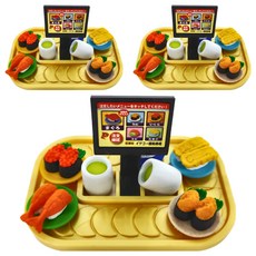 Iwako 造型橡皮擦 ER-BRI 040, 回轉壽司, 3盒