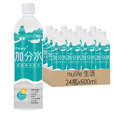 nulife 生活 加分水 Dewy+ 運動補給飲料, 600ml, 24瓶