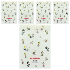PEANUTS 史努比 日常風L型兩用資料夾 A4, 人物款, 5個