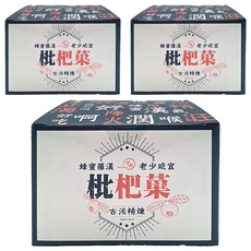 首朝 金山老街枇杷菓 潤喉爽聲 生津止渴 獨立包裝, 390g, 3盒