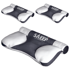 J-bedtime 床寢時光 反牽引護頸枕, 43 x 60 x 10cm, 黑白搭, 3個