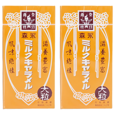 MORINAGA 森永 大粒焦糖味牛奶糖, 經典的童年美味, 日本原裝進口, 141.1g, 2盒