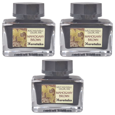 Kuretake 吳竹 鋼筆墨水 20ml, 桃花心木, 3個