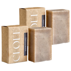 CLOEE 薰衣草紫草臉部身體皂, 2合1潔顏沐浴, 美國手工製造, 103g, 2個