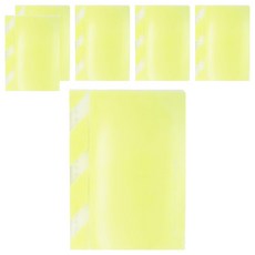 KyOKUTO 20孔半透明彩色資料夾 A5, 粉綠色, 6本