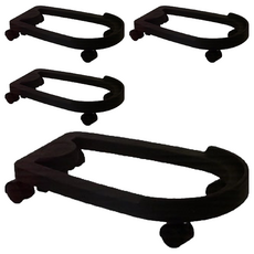 好神拖 旋轉拖把水桶專用滑板推車 (適用於各式旋轉拖把), 41.5 x 24.5 x 9.6cm, 4個