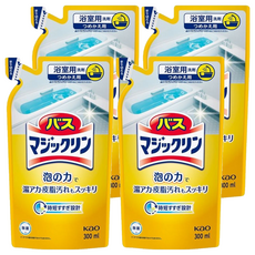 Kao 花王 Magiclean 魔術靈 浴室泡沫清潔劑 補充裝, 4包, 300ml