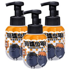 O'LISE 歐黎絲 橘油抗菌洗手慕斯 排球少年烏野高校, 3瓶, 300ml