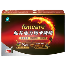funcare 船井生醫 6X活力瑪卡純精, 6瓶, 15ml, 1盒