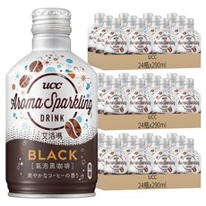 ucc 艾洛瑪氣泡咖啡/黑咖啡, 290ml, 72瓶