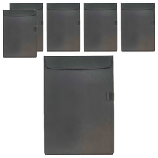 ABEL 力大牌 多用途皮革板夾 A4 66247 325 x 230 x 5.5mm, 黑色, 6個