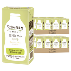 Sangha Farm Organic 低脂保久乳, 200ml, 48入