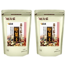 元氣家 養生綜合堅果王 多種堅果與果實 非油炸 低溫烘焙, 200g, 2包