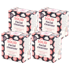 Lamazuna 葡萄柚洗臉皂 - 混合&油性膚質適用, 手工純素洗面皂, 25g, 4盒