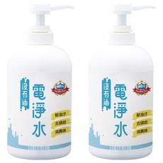 CHIC CLUB 條紋共和國 沒有油 電淨水 去油除污 除異味 無添加香精、介面活性劑、防腐劑, 1L, 2瓶