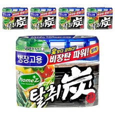 home'z 備長炭冰箱除臭劑, 140g, 5盒