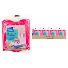 flink&sauber 3D結構 鍋具專用菜瓜布, 24個