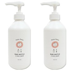 Pato Pato 嬰幼兒奶瓶餐具清潔液，500ML, 2瓶