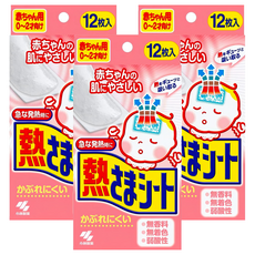 KOBAYASHI 小林製藥 嬰兒用退熱貼, 12片, 3盒