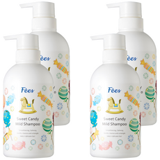 F'ees 兒童洗髮精 蜜糖寶貝, 450ml, 4瓶