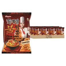 Binggrae 螃蟹餅乾 火辣炒碼口味, 70g, 16包