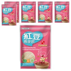 SUNWAY 鄉味 紅豆燕麥飲, 250g, 6個