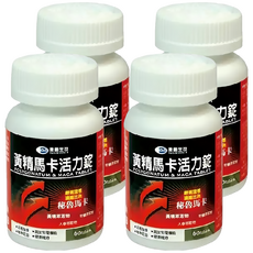 D&O BIOTECH 德奧生技 黃精馬卡活力錠36g, 60顆, 600mg, 4罐