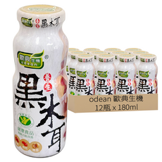 odean 歐典生機 養生黑木耳, 180ml, 12瓶