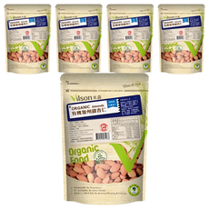 Vilson 米森 有機加州甜杏仁 輕烘培, 5包, 150g