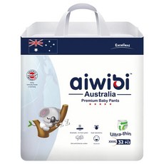 aiwibi 愛薇彼 零觸感瞬吸褲型紙尿褲 18kg以上, XXXL, 32片