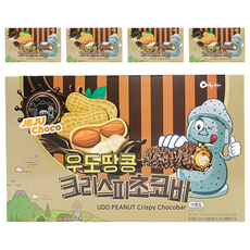 Only Jeju ISLAND 花生脆皮巧克力棒, 360g, 5盒, 10個